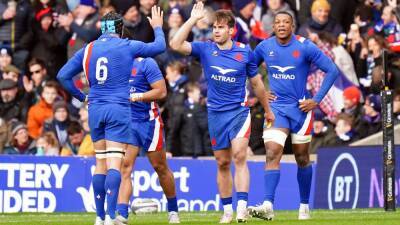 Gregor Townsend - Antoine Dupont - Les Bleus - Rory Darge - Jonny Gray - Finn Russell - Rory Sutherland - Hamish Watson - Paul Willemse - Matt Fagerson - Jamie Ritchie - Damian Penaud - Jonathan Danty - Classy France stay on course for Grand Slam with six-try win over Scotland - bt.com - France - Scotland - Ireland