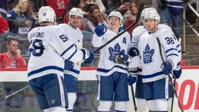 Marner nets four, Leafs score 10 to avoid scare against Red Wings
