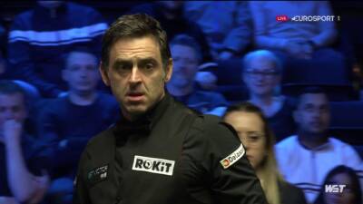 European Masters snooker 2022 - Ronnie O’Sullivan scrambles to split opening session of final with Fan Zhengyi - eurosport.com -  Milton