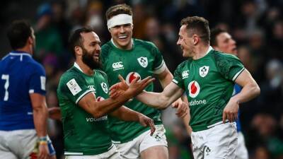 Michael Lowry - Joey Carbery - James Lowe - Andy Farrell - Tadhg Furlong - Tadhg Beirne - Michele Lamaro - Dream debut for Lowry but confusion reigns as Ireland see off 13-man Italy - rte.ie - Italy - Georgia - Ireland