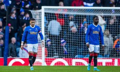 Scottish Premiership: Rangers fail to close gap after letting two-goal lead slip