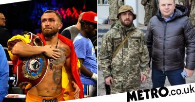 Boxing pound-for-pound great Vasiliy Lomachenko enlists with Ukrainian forces to fight Russia invasion