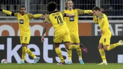 Marco Rose - Domenico Tedesco - Christopher Nkunku - Erling Haaland - Hertha Berlín - Bayern boost as Dortmund held at Augsburg - 7news.com.au -  Berlin