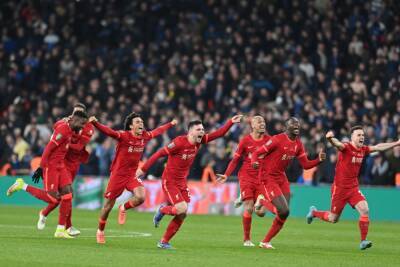 Liverpool beat Chelsea 11-10 on penalties to win English League Cup final