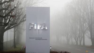 Volodymyr Zelenskiy - FIFA bans matches in Russia, no flag or anthem for team - channelnewsasia.com - Russia - Sweden - Ukraine - Belarus - Czech Republic - Poland