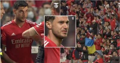 Ukraine international Roman Yaremchuk moved to tears by Benfica supporters’ ovation