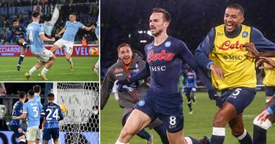 Napoli beat Lazio to move top of Serie A