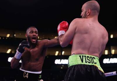 Gravesend boxer Cheavon Clarke wins professional debut against Toni Visic at O2 Arena in London
