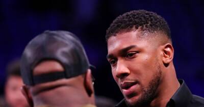 Anthony Joshua gives Tyson Fury vs Dillian Whyte prediction for April title fight