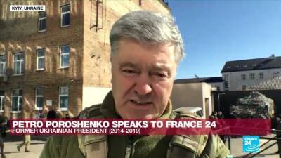 'Putin is weak when we are together,' says ex-Ukrainian president Poroshenko