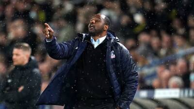 Patrick Vieira - Gianluca Vialli - Patrick Vieira will not look back as Palace bid to go forward in FA Cup - bt.com - Manchester -  Stoke