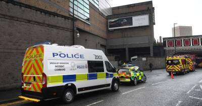 Huge emergency services presence outside Manchester Arena for training exercise
