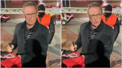 Man Utd: Ralf Rangnick’s funny exchange with fan over transfer targets
