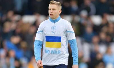 Ukraine’s Oleksandr Zinchenko to return for Manchester City in FA Cup tie
