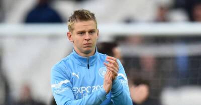 Soccer-Man City's Zinchenko calls for ban on Russian athletes from international competitions