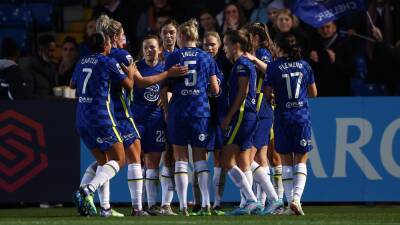 Emma Hayes - Sam Kerr - Jess Carter - Jessie Fleming - Millie Bright - Chelsea through to third successive Women's League Cup final after beating Manchester United - eurosport.com - Manchester -  Bristol