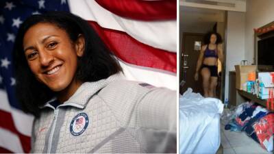 Winter Olympics: Bobsleigh star trains in tiny isolation room after positive Covid test - givemesport.com - Belgium - Usa - China - Beijing