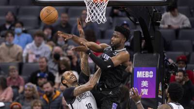 James Harden - Steve Nash - Brooklyn Nets - Tyrese Haliburton - James Johnson - Nic Claxton - Kings rally in 4th to hand Nets 6th straight loss - foxnews.com -  San Antonio -  Chicago - county Harrison - county Kings - county Barnes