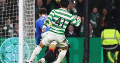Allan Macgregor - Connor Goldson - Callum Macgregor - 8 of the best Celtic vs Rangers pictures as Reo Hatate optical illusion comes amid fire and noise - msn.com