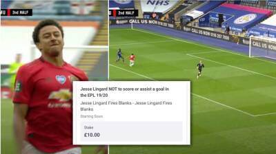 Ole Gunnar Solskjaer - Jesse Lingard - Jesse Lingard: Man Utd man ruined two fans' bet on him not to score or assist in 2019/20 - givemesport.com - Manchester