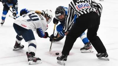 United States F Decker stretchered off with leg injury - tsn.ca - Finland - Usa