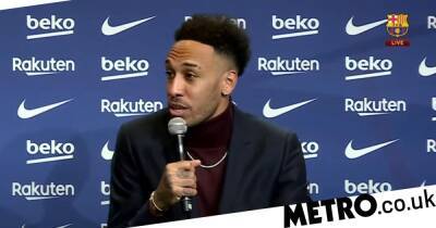 Pierre-Emerick Aubameyang says Mikel Arteta was his only problem at Arsenal