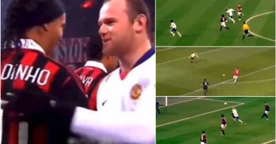 Wayne Rooney - Alex Ferguson - David Beckham - Wayne Rooney: Man United star destroying an AC Milan side with Beckham, Ronaldinho and Pirlo - givemesport.com - Manchester - Italy