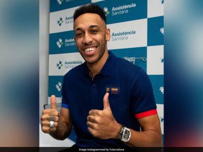 Pierre-Emerick Aubameyang Hails Chance Of A Lifetime After Signing For FC Barcelona