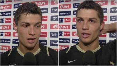 Cristiano Ronaldo: Man Utd star's iconic interview after beating Middlesbrough in 06/07 FA Cup