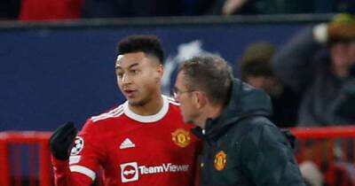 Ralf Rangnick - Anthony Martial - Jesse Lingard - Man Utd boss Ralf Rangnick's power comes under spotlight as player undermining continues - msn.com - Manchester - Germany