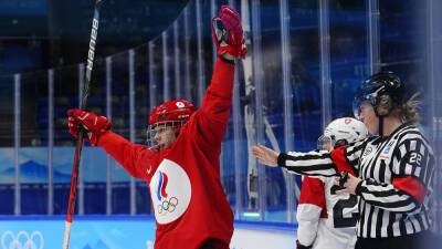 Matt Slocum - Russians win in women's hockey after quarantine at Olympics - foxnews.com - Russia - Switzerland - Usa - Canada - China - Beijing - county Ford