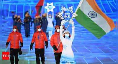 India moment at Winter Olympics opening: Skier Arif Khan leads contingent out - timesofindia.indiatimes.com - Britain - Usa - China - India - region Xinjiang - county Valley