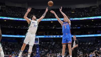 Luka Doncic - Jalen Brunson - Josh Giddey - NBA rookie season gets better for Giddey - 7news.com.au - Australia -  Boston -  Oklahoma City - county Dallas - county Maverick - state Oklahoma