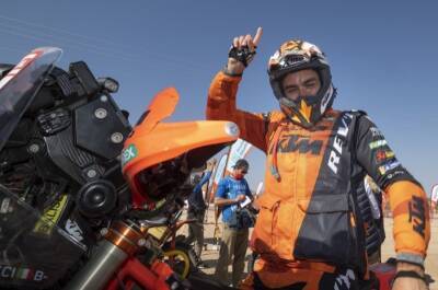Danilo Petrucci - Dakar 2022: Battered Petrucci completes debut - bikesportnews.com - Britain - Italy - Saudi Arabia -  Dakar