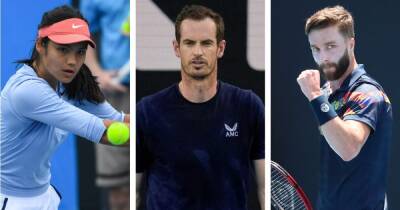 Australian Open 2022 schedule: How to watch Emma Raducanu, Andy Murray & Liam Broady on UK TV
