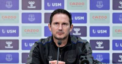 Frank Lampard makes admission about Everton 'issue'