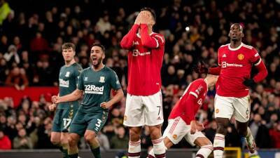 Manchester United knocked out of FA Cup by second-tier side Middlesbrough after penalty shootout