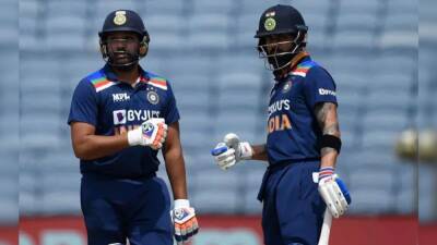 Virat Kohli - Sachin Tendulkar - Sourav Ganguly - India vs West Indies: Virat Kohli-Rohit Sharma Pair 94 Runs Away From Joining Elite List Led By Sachin Tendulkar-Sourav Ganguly Duo - sports.ndtv.com - South Africa - India - Sri Lanka -  Ahmedabad -  Sangakkara