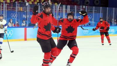 Brianne Jenner - Sarah Fillier - Laura Stacey - Winter Olympics 2022 - Canada record huge ice hockey win over Finland in women’s preliminary group A - eurosport.com - Finland - Usa - Canada - Beijing
