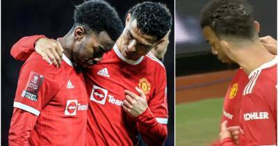 Cristiano Ronaldo - Ralf Rangnick - Anthony Elanga - Cristiano Ronaldo: Man Utd star shares beautiful moment with Anthony Elanga after miss - givemesport.com - Manchester -  Sancho