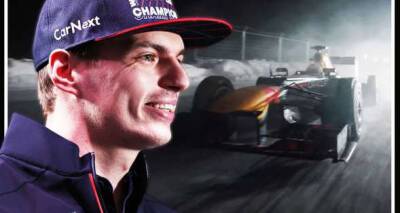 Max Verstappen drives F1 car across ice track in first return to action since title win