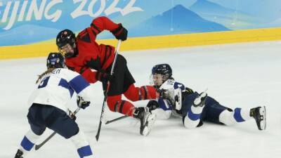 Sarah Fillier - Ice hockey: Fillier sparks Canada to a Finland rout - channelnewsasia.com - Finland - Switzerland - Usa - Canada - Beijing