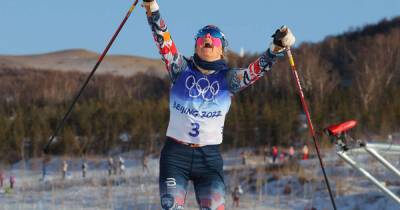 Therese Johaug - Olympics-Cross-country skiing-Norway's Johaug powers to gold in women's skiathlon - msn.com - Russia - France - Finland - Usa - Norway - China - Beijing - Austria