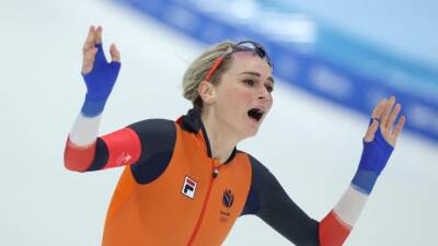 Clare Fallon - Irene Schouten - Speed skating-Schouten takes women's 3,000m gold - channelnewsasia.com - Netherlands - Italy - Canada - Beijing