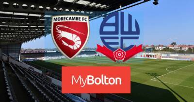 James Trafford - Kieran Lee - Morecambe vs Bolton Wanderers LIVE: Early team news, build-up, match updates and reaction - manchestereveningnews.co.uk - Jamaica - county Lee