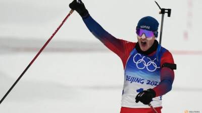 Biathlon-Brilliant Boe bags mixed relay gold for Norway - channelnewsasia.com - Russia - Sweden - France - Italy - Norway - China