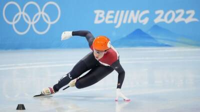 Julien Pretot - Short track-Schulting sets Olympic record to advance in 500m event - channelnewsasia.com - Netherlands - Italy - Canada - China - Beijing - South Korea