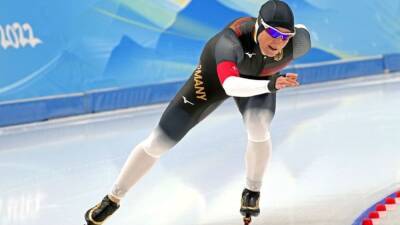 Speed skating-German Pechstein becomes oldest female Winter Olympian at 49