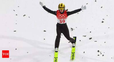 Winter Olympics: Bogataj gives Slovenia historic ski jumping gold - timesofindia.indiatimes.com - Germany - Norway - Beijing - Austria - Japan - Slovenia