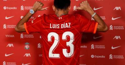 Luis Diaz explains why he chose to wear the No.23 shirt for Liverpool